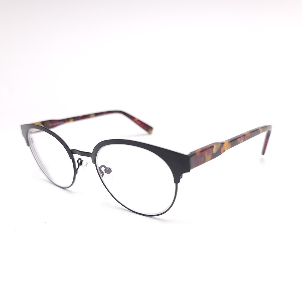 Ellen Degeneres‎ Eyeglasses Frames Only ED503 O-14 BLK Tourtis 50-19-143 Metal